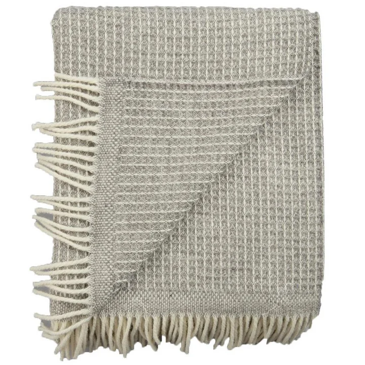 Vega Wolldecke 210 x 150 cm, grau