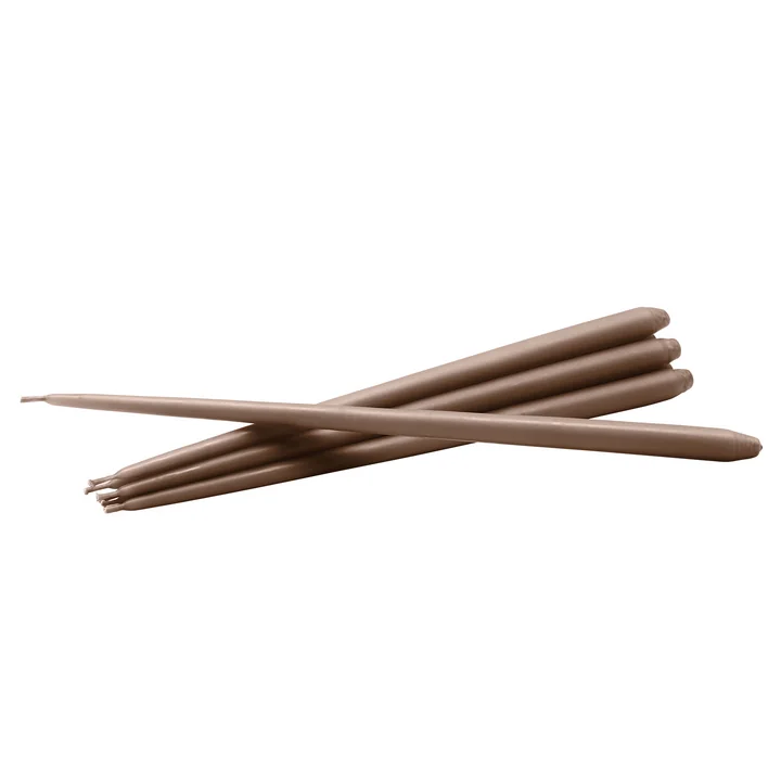 Stoff Nagel - Kerzen by Ester & Erik (6er-Set), soft brown