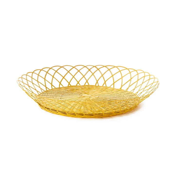 POLSPOTTEN - Bakkie Korb XXL, rund Ø 70 cm, gelb