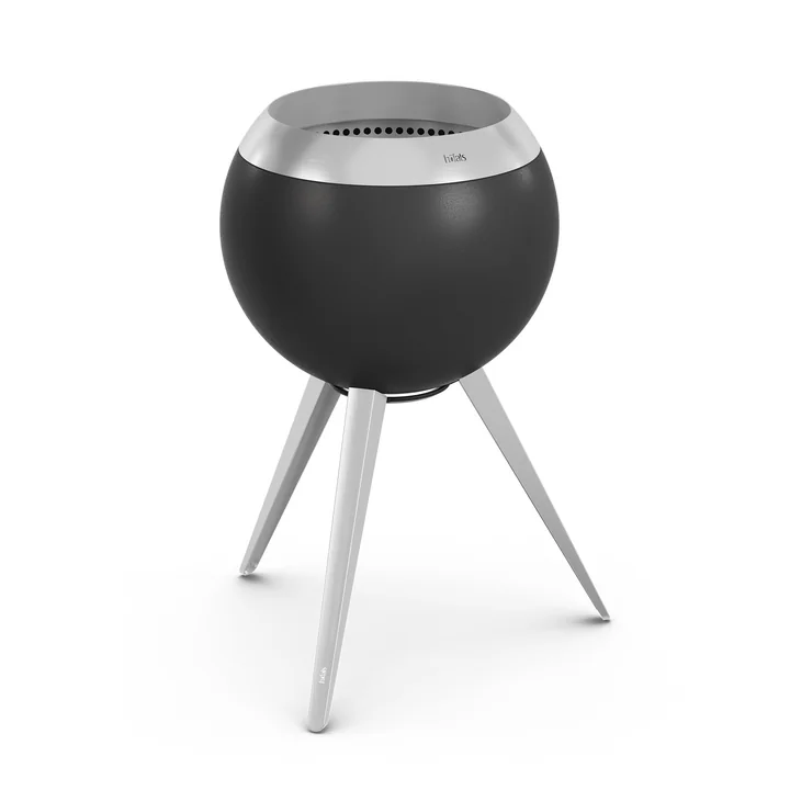 MOON 45 Feuerschale mit hohem Fuß, schwarz von höfats