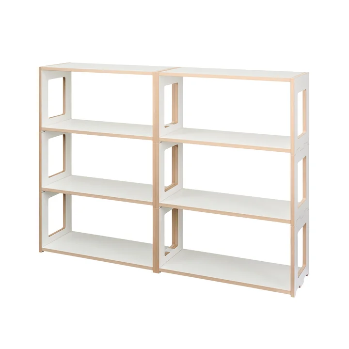 Tojo - hochstapler Blick Regalsystem, Regal 152 x 73,5 cm, weiß