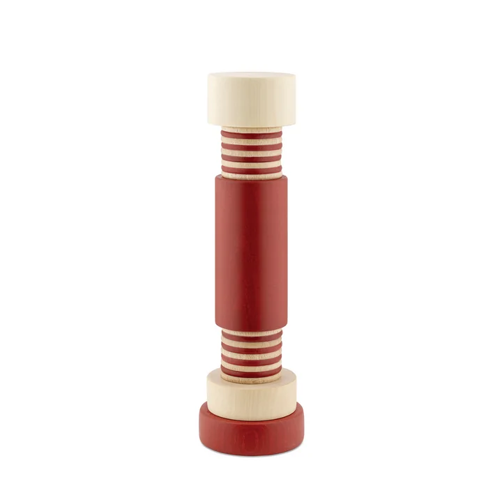 Alessi - Pfeffermühle MP0215, natur / rot