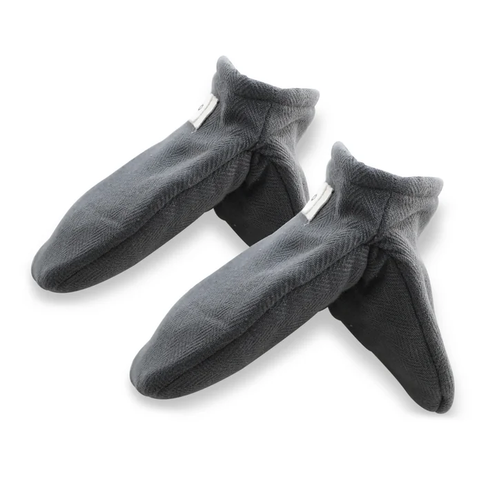 The Organic Company - Ofenhandschuhe, Mini, dunkelgrau (2er Set)