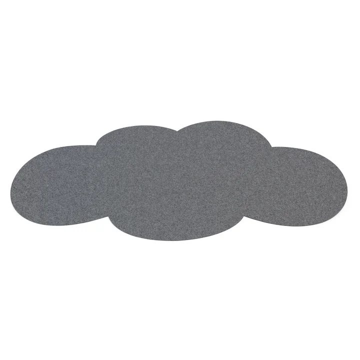 Kinder Teppich Wolke, 69 x 120 cm, 5mm, Anthrazit 01 von HEY-SIGN