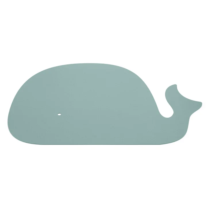 Kinder Teppich Wal, 82 x 120 cm, 5mm, Aqua 50 von HEY-SIGN