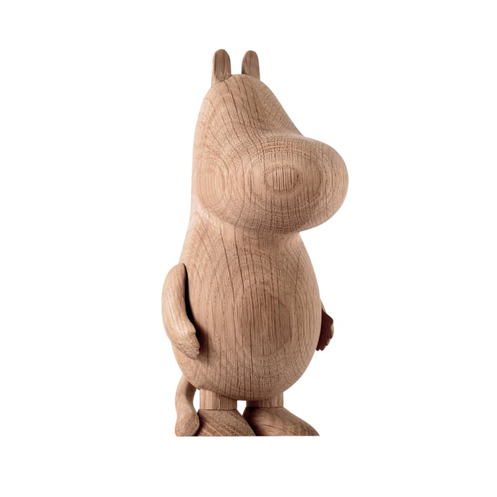Moomintroll Holzfigur large, Eiche natur von boyhood