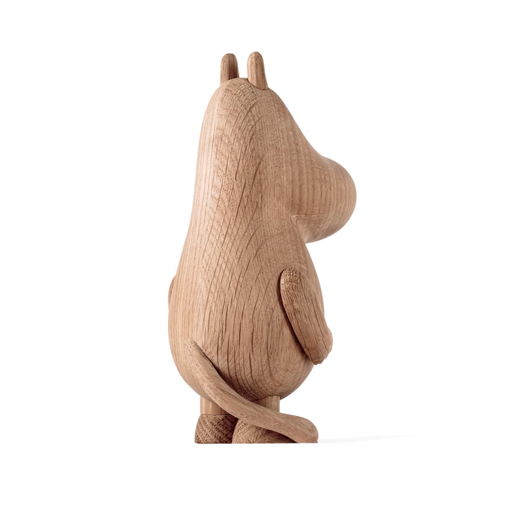 Moomintroll Holzfigur large, Eiche natur von boyhood