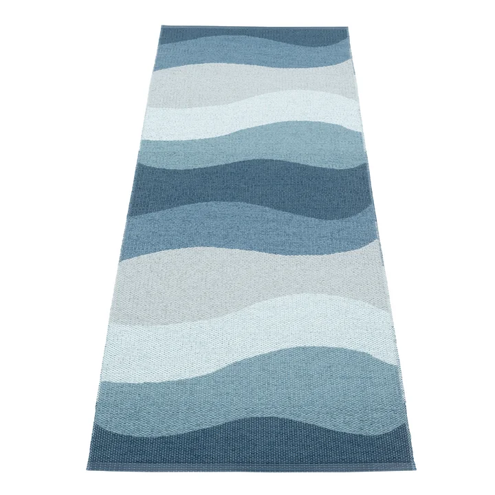 Urvi Teppich, 70 x 200 cm, water von Pappelina