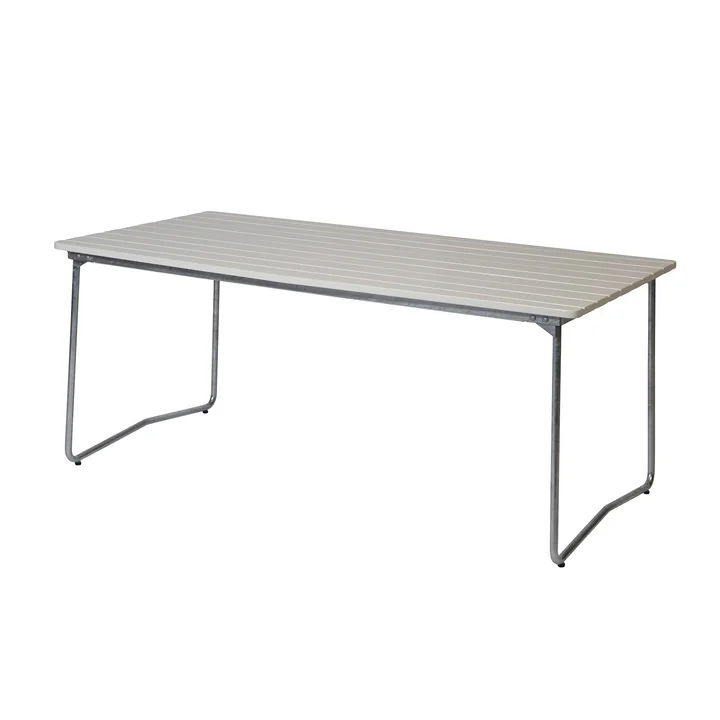 B31 170 Gartenesstisch klappbar 170 x 92 cm, Eiche weiß lackiert von Grythyttan