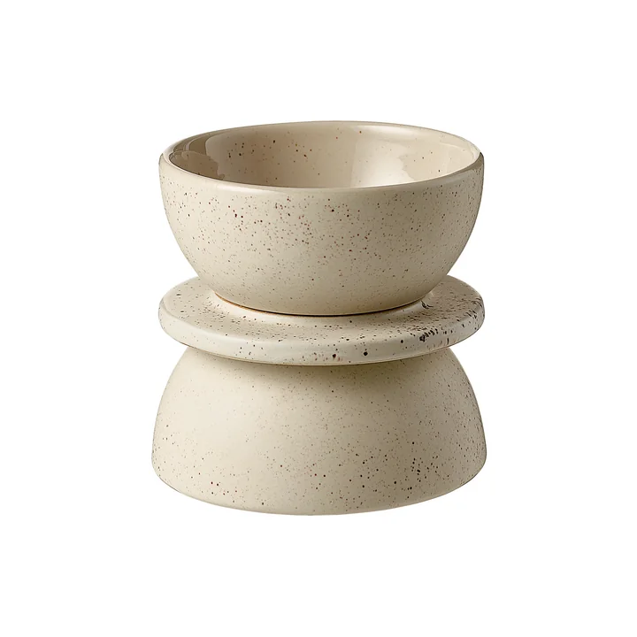 Bolia - Hour Kerzenständer, H 8,5 cm, sand