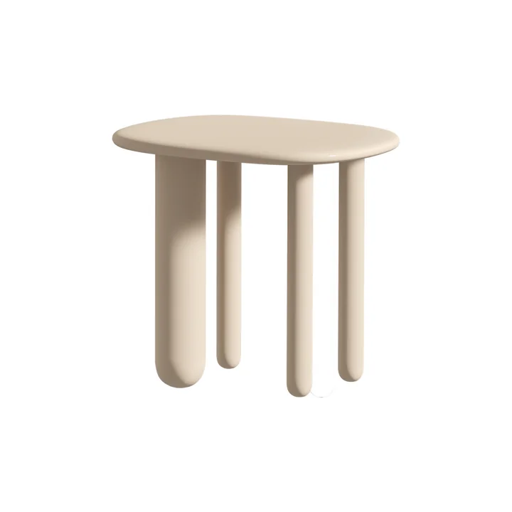 Tottori Beistelltisch, H 50 cm, cream (mit 4 Beinen) von Driade