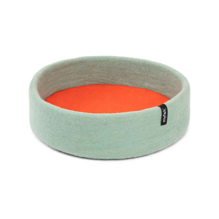 Fine Katzenkorb, Inlay rotorange von myfelt