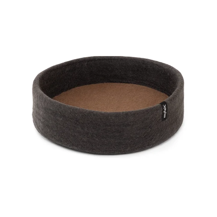Kuno Hundekorb, Inlay braun von myfelt