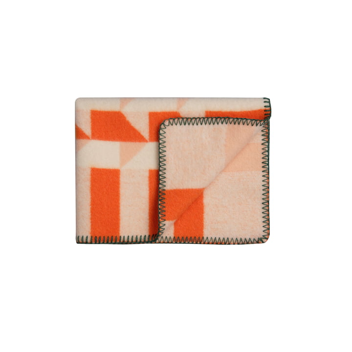 Røros Tweed - Kvam Babydecke, 67 x 100 cm, orange