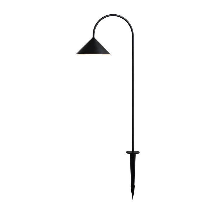 Grasp LED Akku-Außenleuchte mit Erdspieß, schwarz von Frandsen