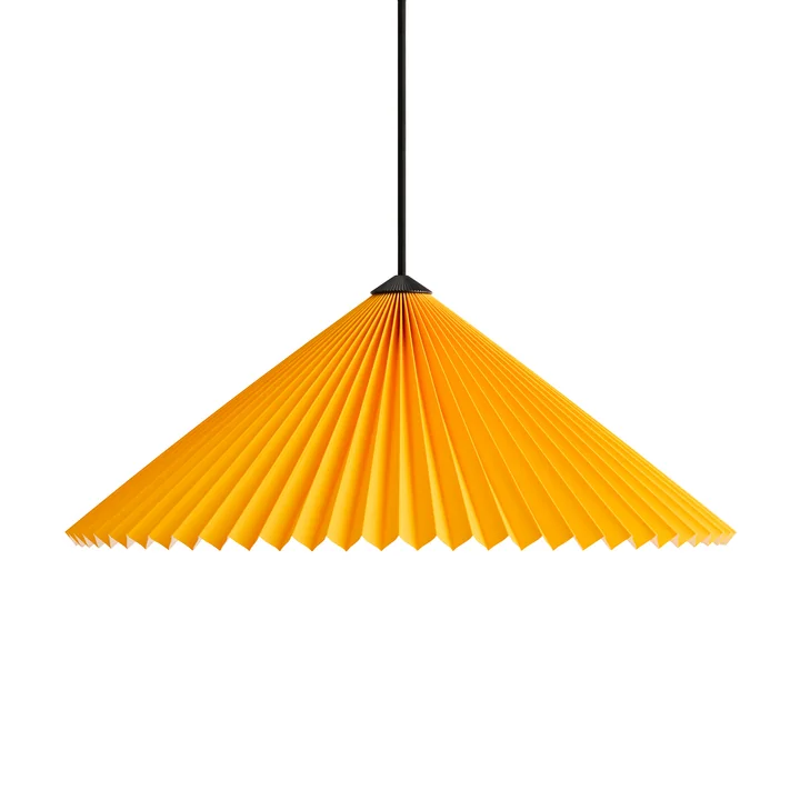 Matin Pendelleuchte Ø 50 cm, gelb von HAY