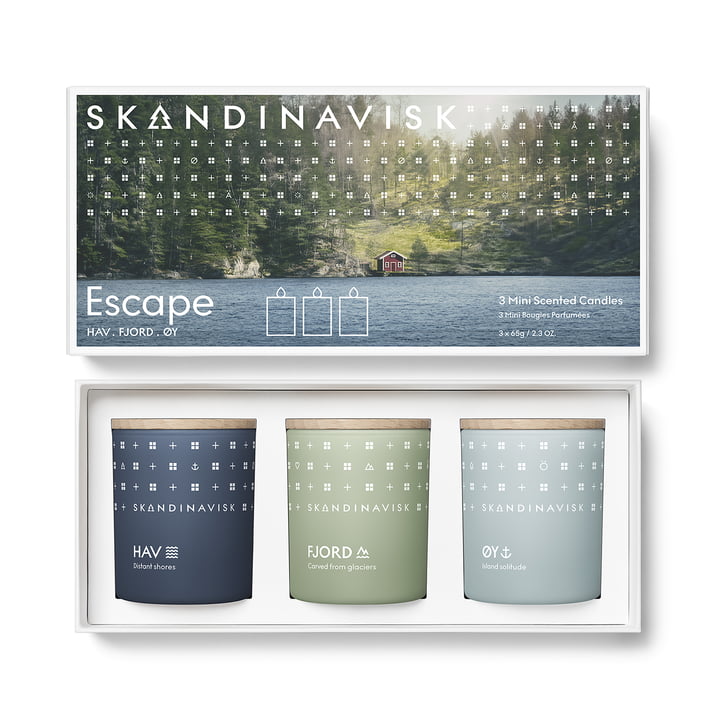 Escape Kerzen Geschenkset von Skandinavisk