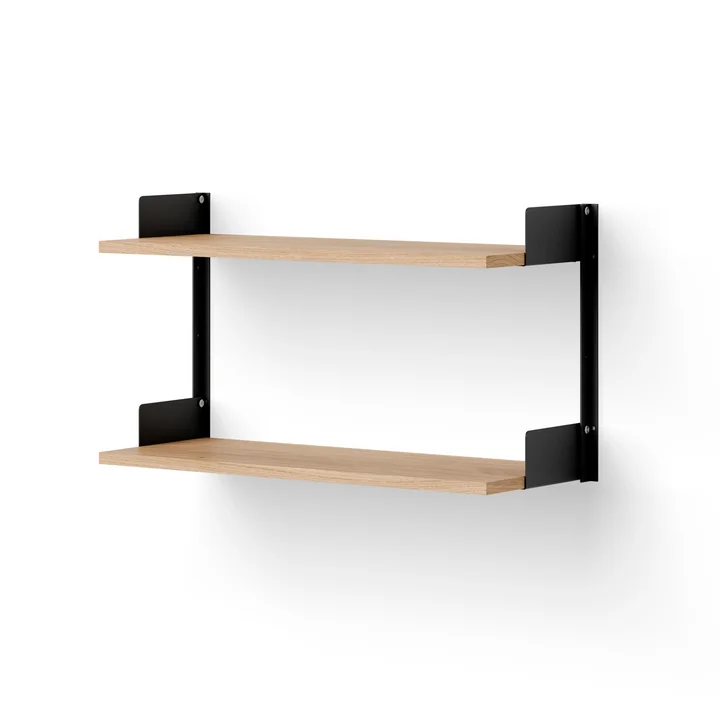 New Works - Wandregal 450, Eiche / schwarz