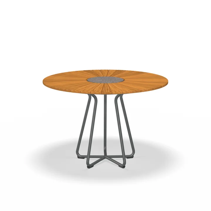 HOUE - CIRCLE Outdoor Tisch Ø 110 cm, Bambus