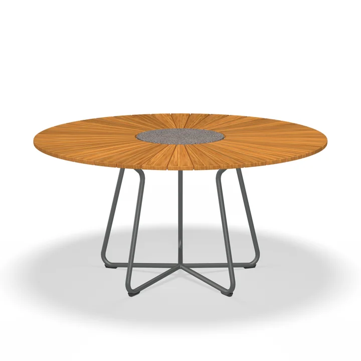 CIRCLE Outdoor Tisch Ø 150 cm, Bambus