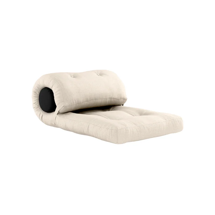 Wrap Futonsessel von Karup in dunkelgrau / leinen