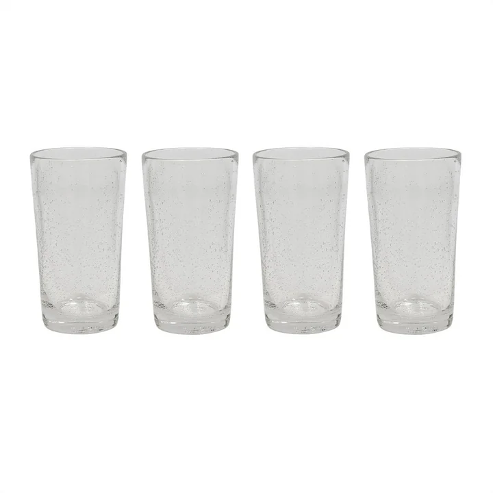OYOY - Kuki Glas, large, klar (4er-Set)
