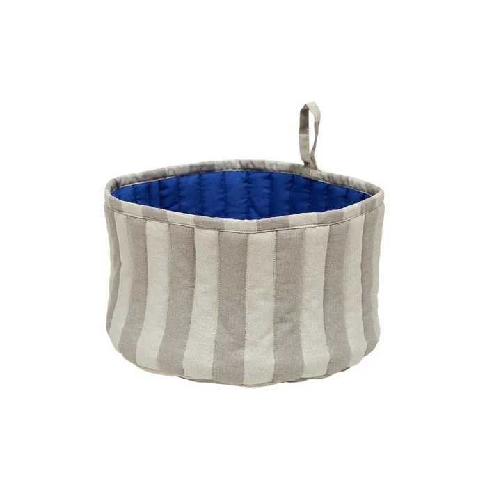 Toppu Brotkorb, clay / optic blue von OYOY
