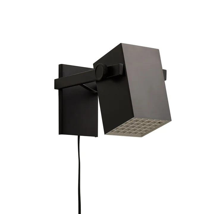 BF Quadro Wandleuchte, schwarz von Frandsen