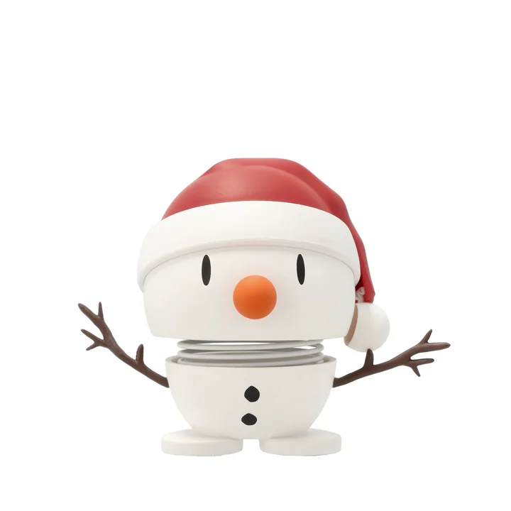 Small Soft Santa Snowman, weiß von Hoptimist