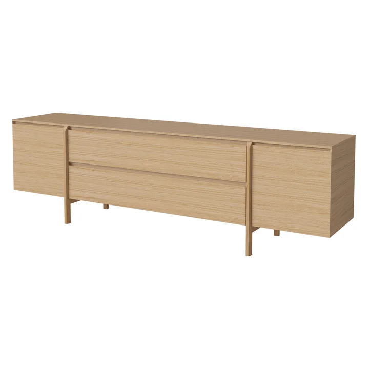 Daia Sideboard mit Schubladen, 240 cm, Eiche geölt von Bolia