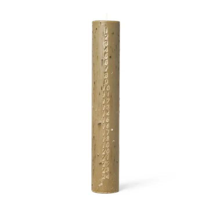 Mura Adventskerze, H 25 cm, aschbraun von Ferm Living