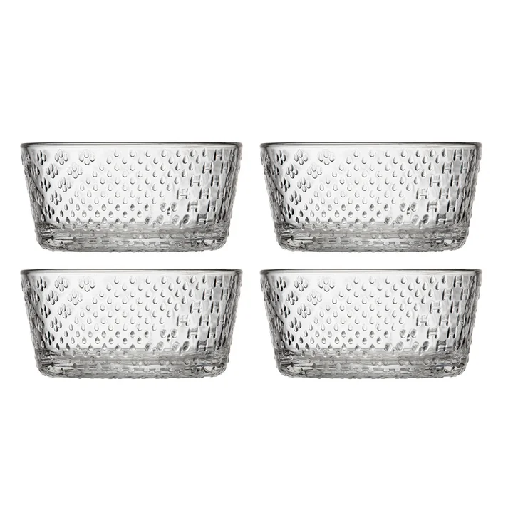 Iittala - Tundra Schale 0,25 l, klar (4er-Set)