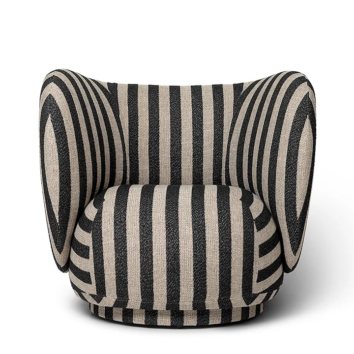 Rico Louisiana fauteuil sand black von Ferm Living