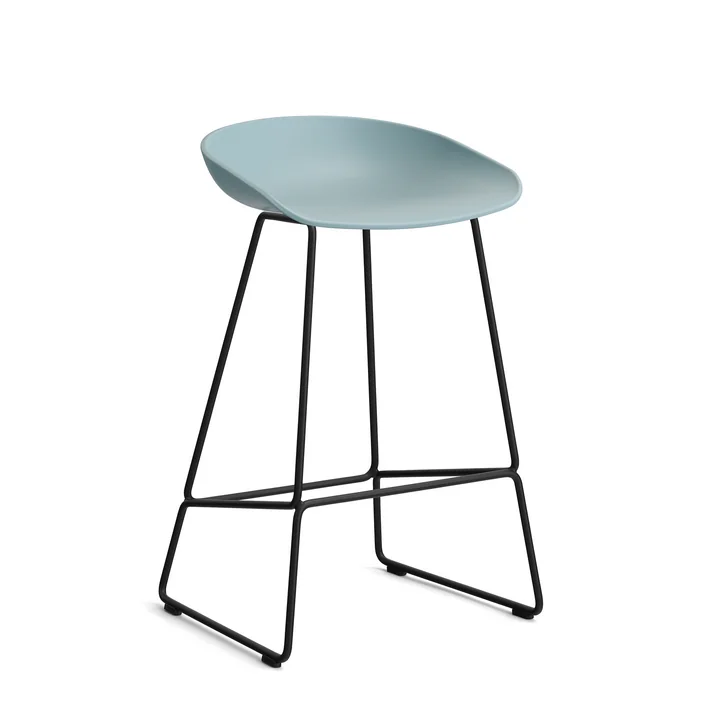 HAY - About A Stool AAS 38 Barhocker H 76, dusty blue 2.0 