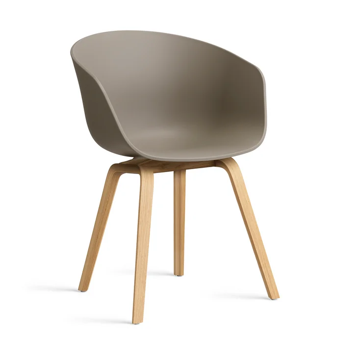 HAY - About A Chair AAC 22, Eiche lackiert / khaki 2.0 
