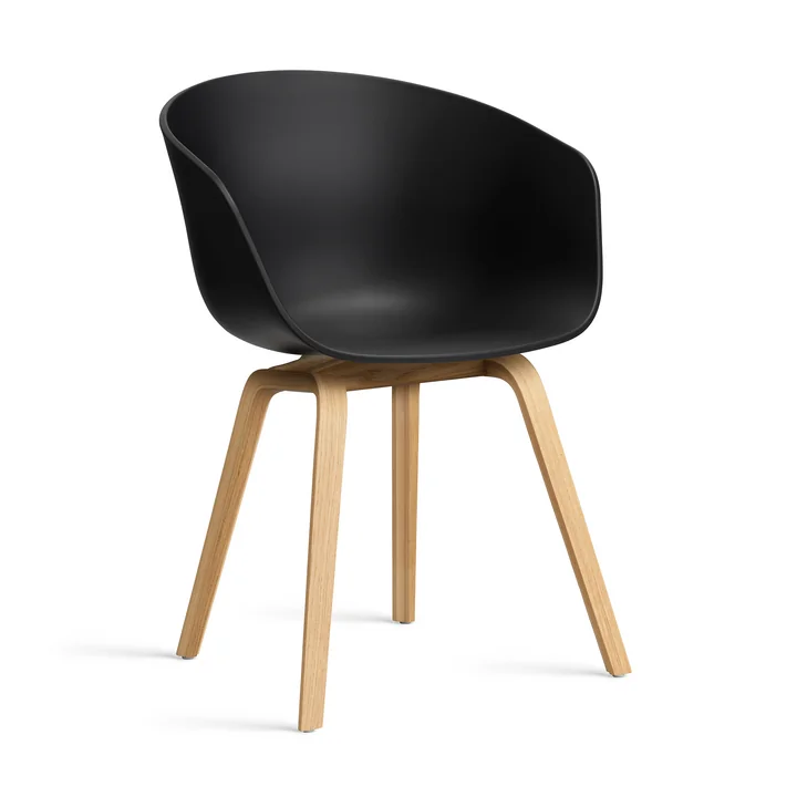 HAY - About A Chair AAC 22, Eiche lackiert / black 2.0 
