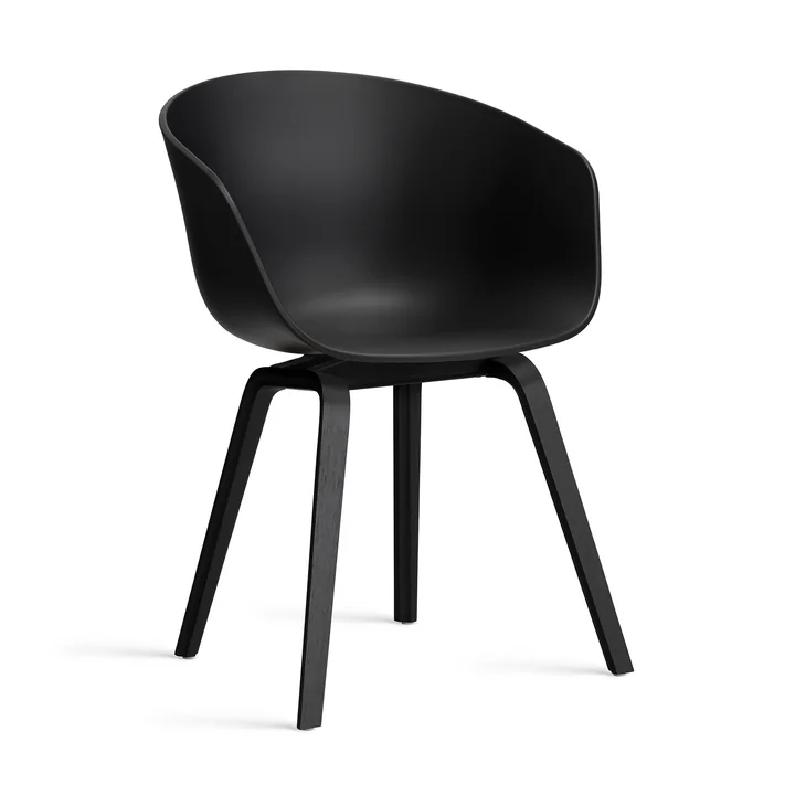 HAY - About A Chair AAC 22, Eiche schwarz lackiert / black 2.0 
