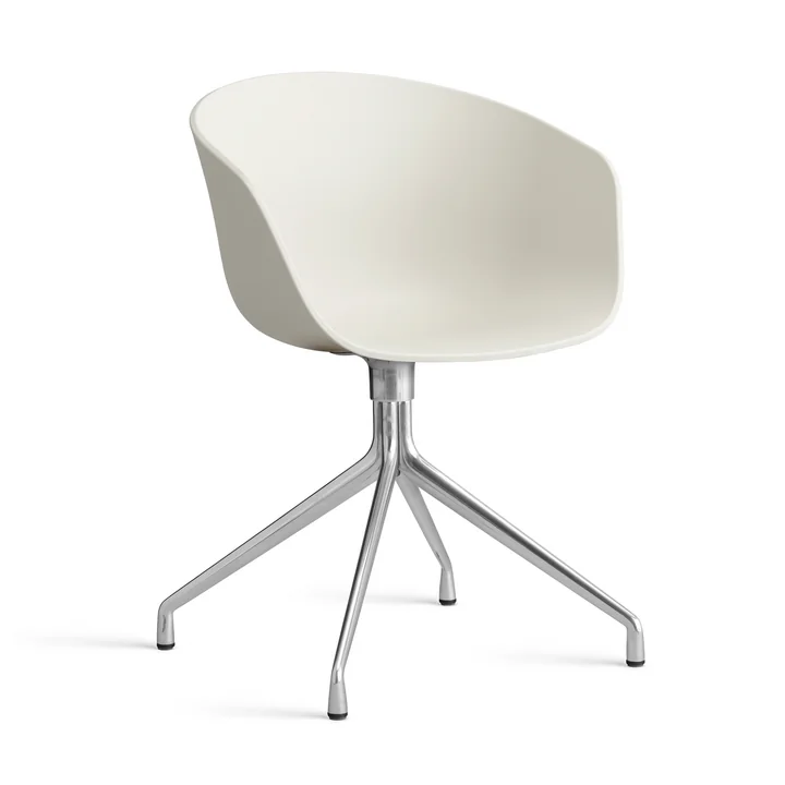 About A Chair AAC 20, Aluminium poliert / melange cream 2.0 (Filzgleiter)