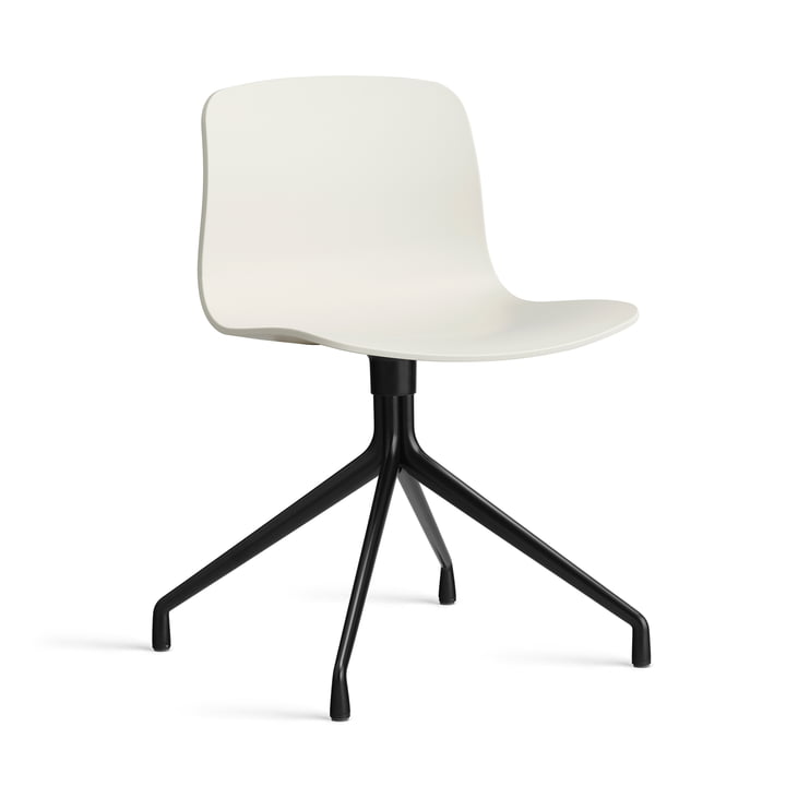 Hay - About A Chair AAC 10, Aluminium schwarz / melange cream 2.0 