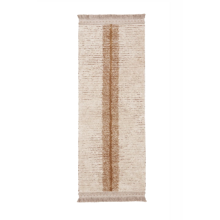 Lorena Canals - Duetto Wendeteppich, 80 cm x 230 cm, toffee
