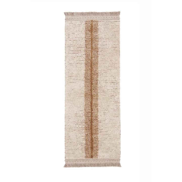Lorena Canals - Duetto Wendeteppich, 80 cm x 230 cm, toffee