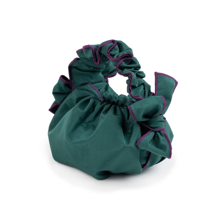 Scrunchie Bag, hunter green von Juslin Maunula