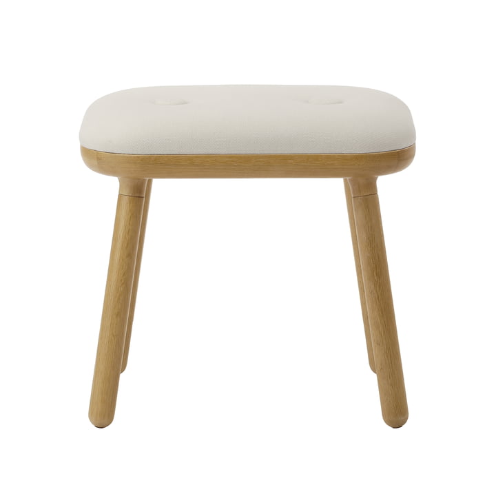 Umage - Paff Hocker, H 46,5 cm, Eiche / white sands