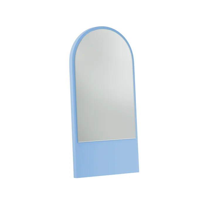 OUT Objekte unserer Tage - Friedrich Mini Spiegel, 28 x 58 cm, himmelblau