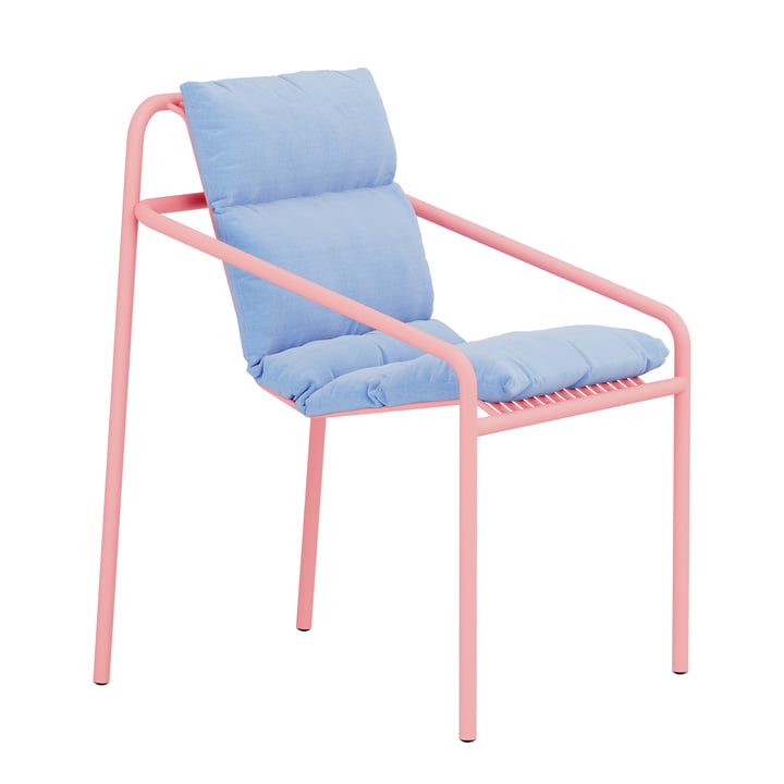 OUT Objekte unserer Tage - Ivy Outdoor Sitz- und Rückenpolster, himmelblau