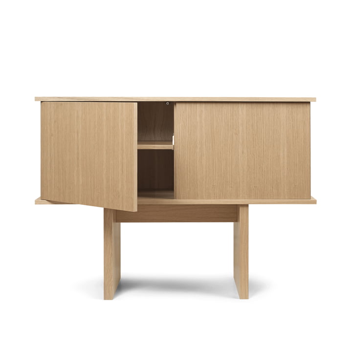 ferm Living - Stilt Single Sideboard, Eiche natur