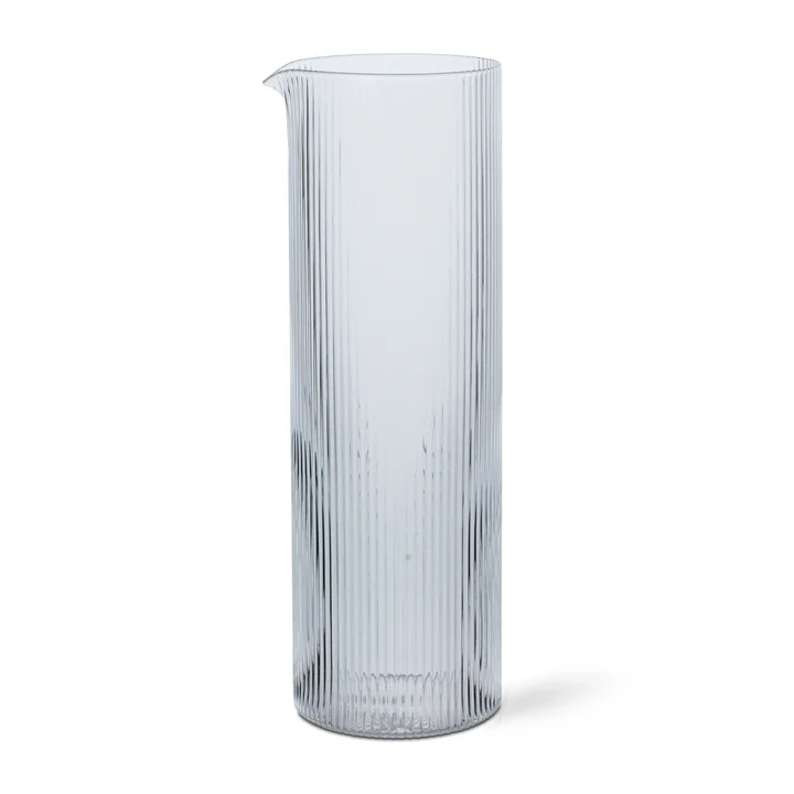 Ferm Living - Ripple Wasserkaraffe, 1,1 l, klar