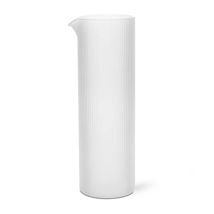 Ferm Living - Ripple Wasserkaraffe, 1,1 l, frosted