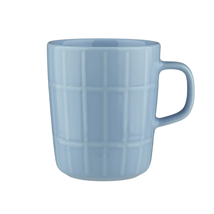 Marimekko - Oiva Tiiliskivi Becher mit Henkel, 250 ml, blau 