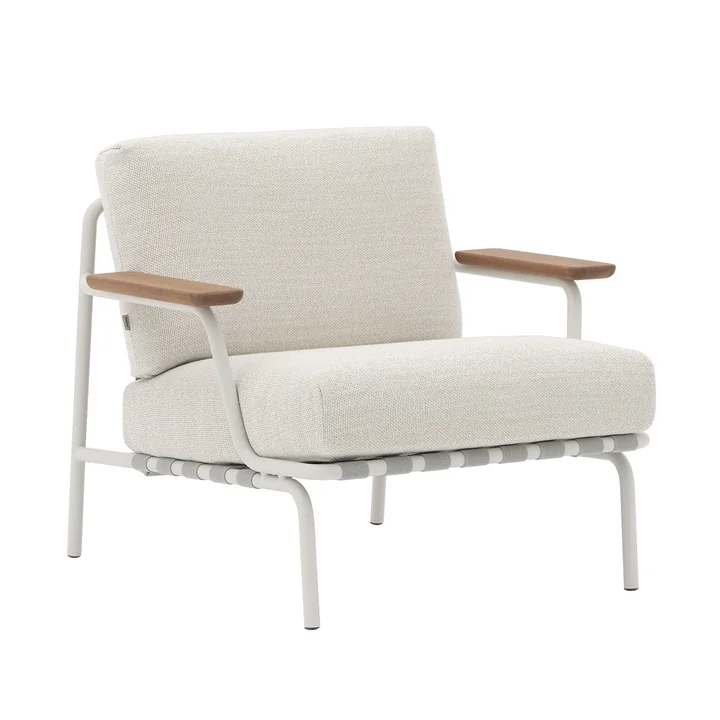 Settle Outdoor Lounge Chair, grau / grau (Stoff Laze 1)